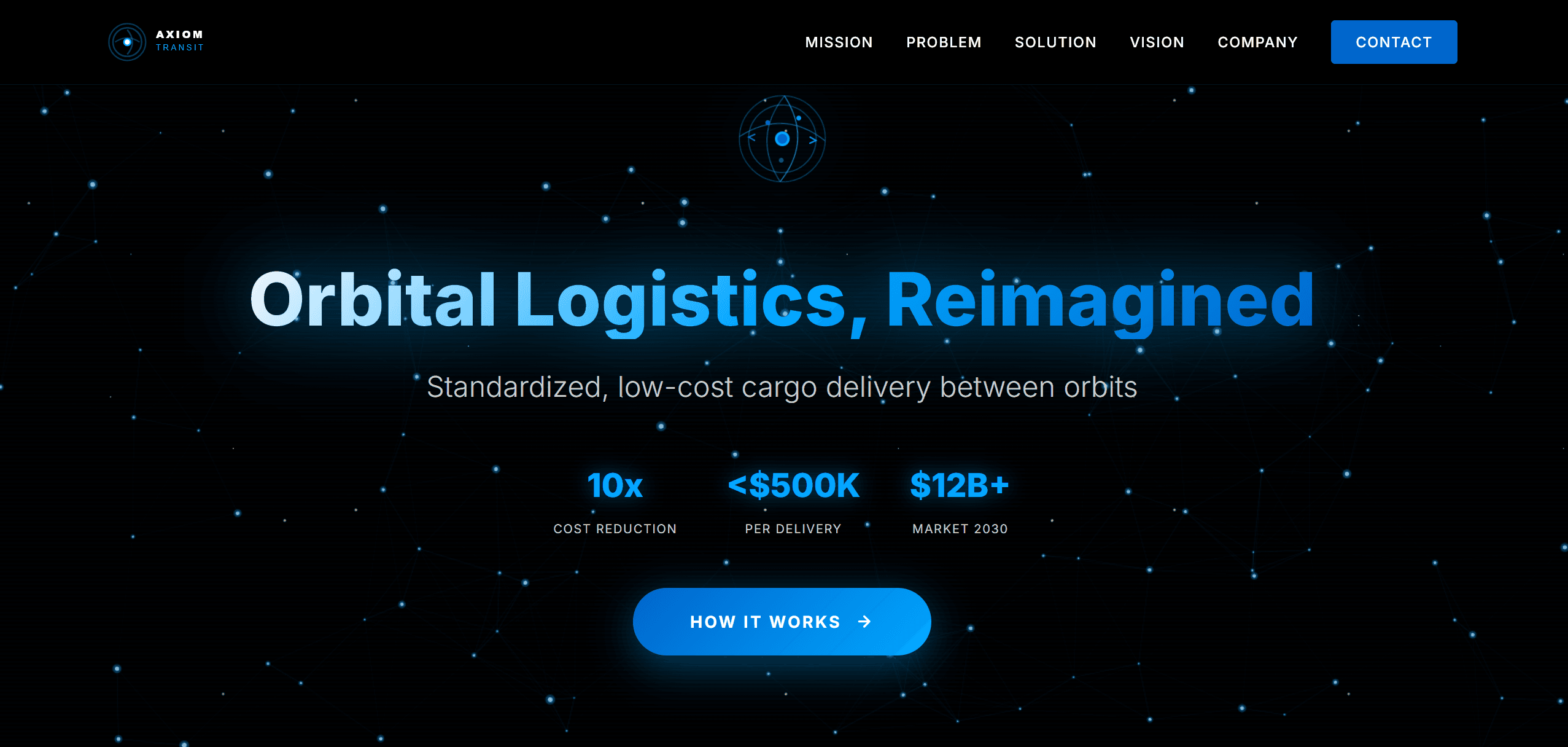 Axiom Transit (original brand) — Orbital Logistics, Reimagined