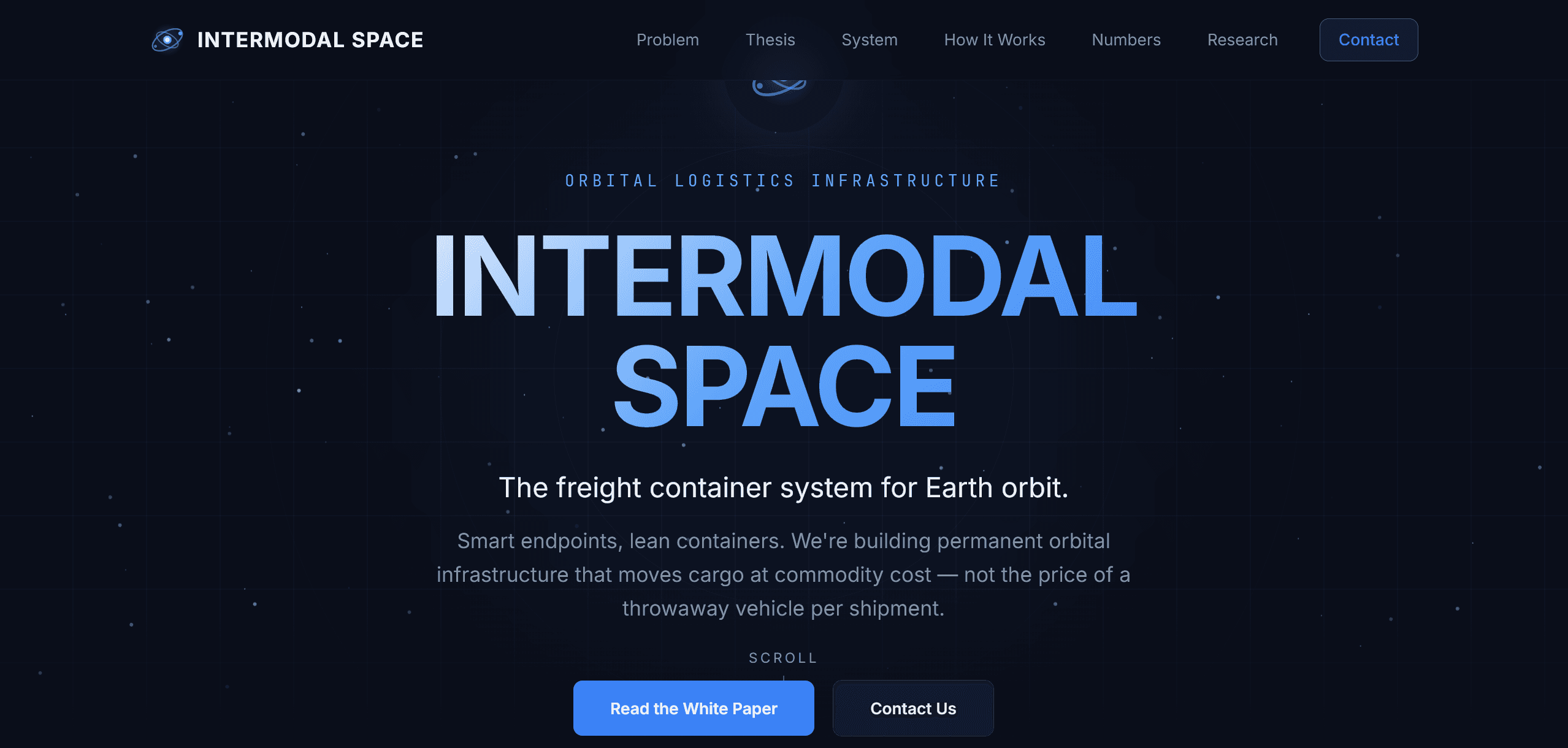 Intermodal Space — The freight container system for Earth orbit