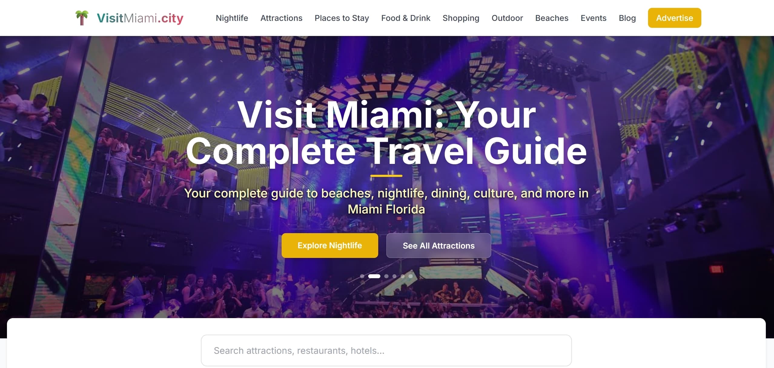 VisitMiami.city homepage — Visit Miami: Your Complete Travel Guide